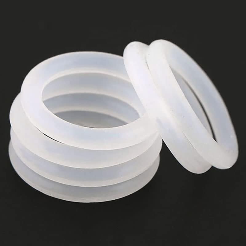 Silikonowe pierścienie uszczelniające O-ringi Podkładka O-ring z gumy silikonowej Biała izolowana wodoodporna okrągła M3-M60(M45 X 3mm/10pcs)