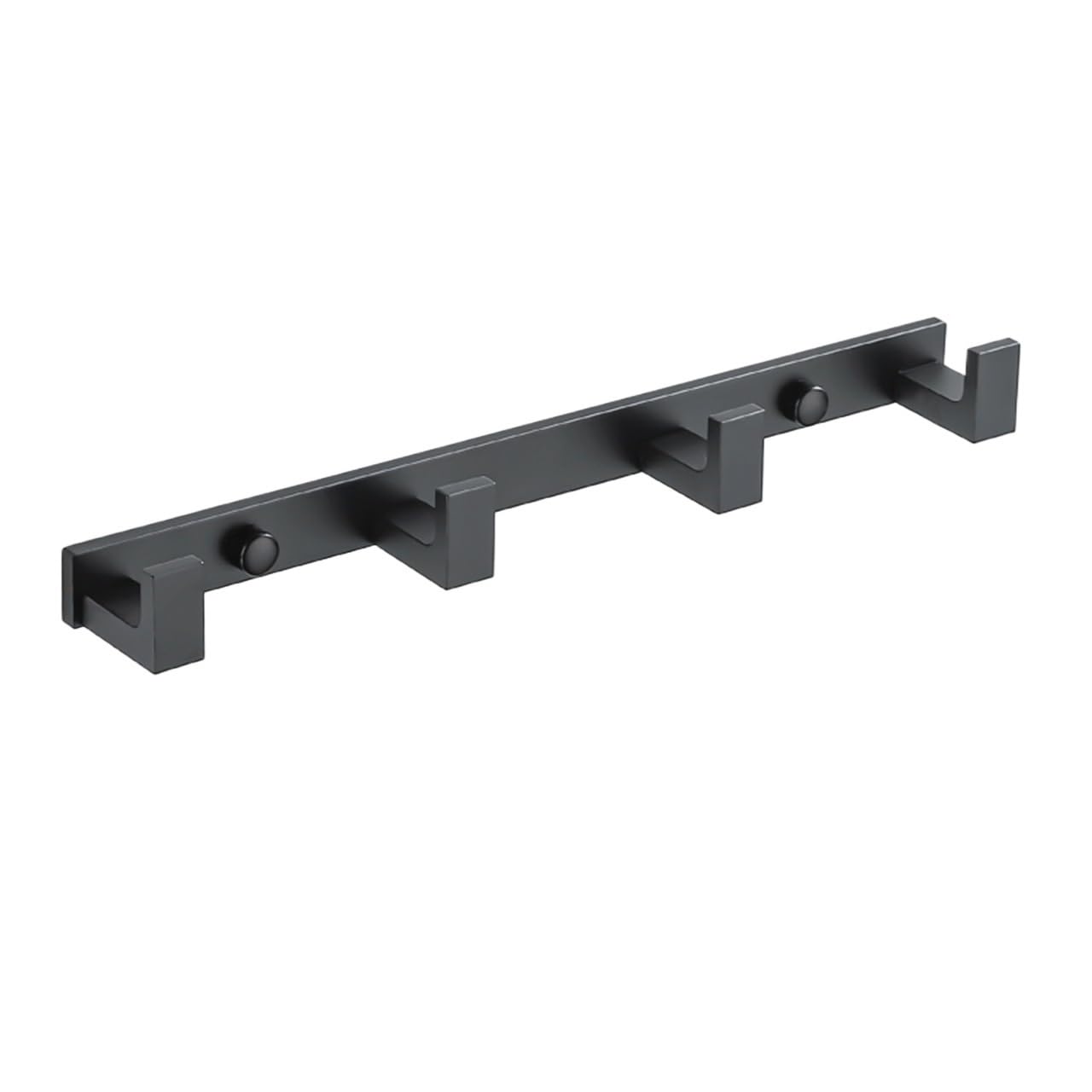 FGUJSUR Coat Hooks Household Wall Coat Rack Black Hooks