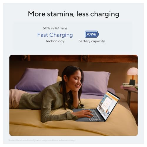 Image of ASUS Vivobook S16 Laptop (2026), 16 inch 16:10 WUXGA Touch Display, Intel Core Ultra 9 386H Processor, Intel Arc Graphics, 32GB RAM, 1TB SSD, WiFi 6, Windows 11 Home, Matte Gray, S3607AA-DS99T