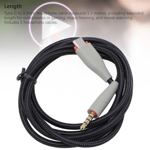 Cable USB C a Jack 3.5mm, 1.2 m, Pack 2 miniatura 4
