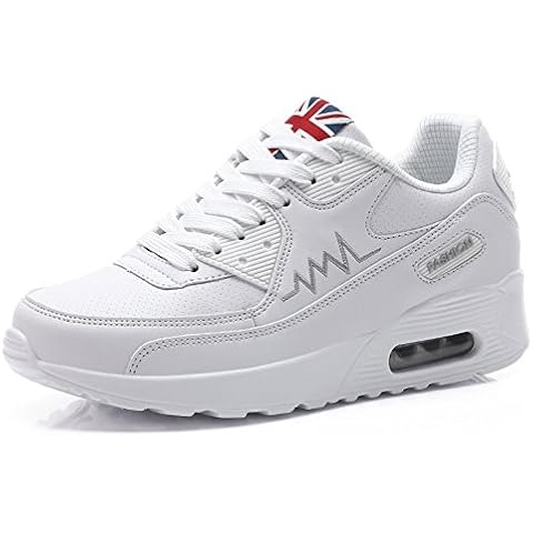 Padgene Ladies Trainers Womens Slip On Comfort Walking Shoes Casual Tennis Sneakers Wedges Lightweight Shoes for Girls Cover