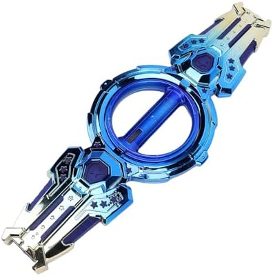 GOWENIC Light Up Saber for Kids, Double Ended Retractable Sword Toy, Light Up Sword with Multiple Lighting Styles, Extendable Spinning Saber for Cosplay, Party, Gift (Blue) - 4