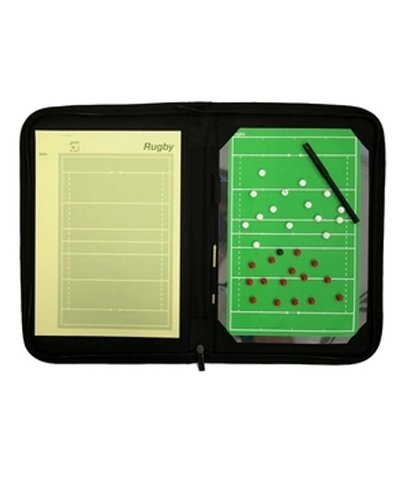 Visiodirect Carnet Tactique magnétique pour Rugby, 36 x 26 cm