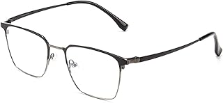 Occhiali da Sole Fotocromatici UV400 Occhiali da Lettura in Titanio Puro Anti-Luce Blu Occhiali da Lettura Unisex per Computer Che Cambiano Colore Intelligenti,Nero,+3.00