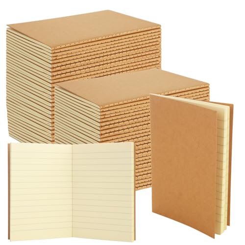 MIVIDE 100 Pack Small Pocket Notebook, 3.5