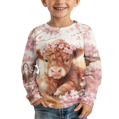 Image of Uourmeti Teens Girls Long Sleeve T Shirts Fall Outfits Boys Active Sportswear Running Tops