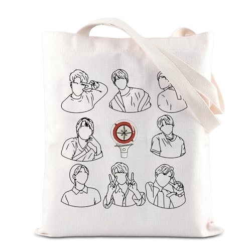 Bolso Tote Korean Boy Group Merchandise miniatura 1