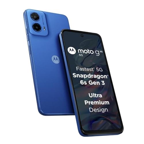 Motorola G45 5G (Brilliant Blue, 8GB RAM, 128GB Storage)