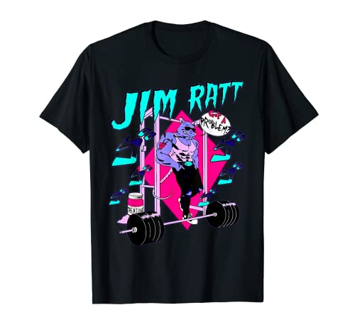 Jim Ratt Weightlifting Bodybuilding Gym Workout Funny T-Shirt
