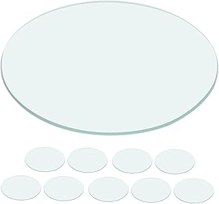 CIYODO 10 Pçs Copos De Vidro Experimentais Cobrem Copos De Química De Laboratório Cobrem Vidro De Laboratório Cobrem Copos De Vidro De Laboratório Cobrem Acessórios Para Relógio 100Mm