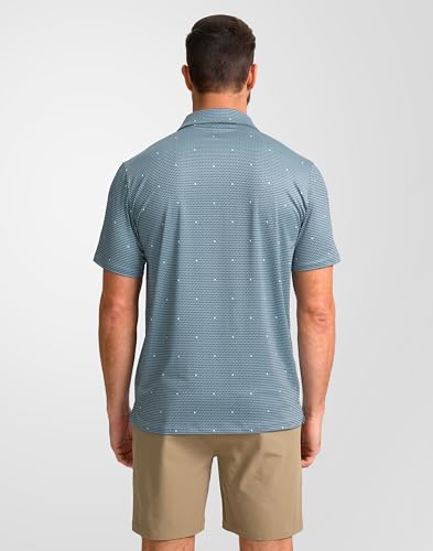 Image of Obla Mens Golf Polo Shirts Short Sleeve Dry Fit Performance Moisture Wicking Casual Print Collared Golf Shirts for Men