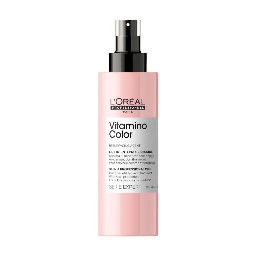 L'Oréal Professionnel Farberhaltendes Leave-In Spray für coloriertes Haar, Mit Antioxidantien, Serie Expert, Vitamino Color 10in1 Spray, 190 ml