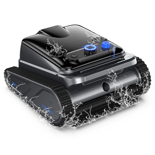 Y50 Robotic Pool Vacuum – Powerful Suction, Wall Climbing, Cordless