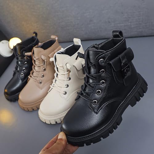 Kids Girls Ankle Bootie Winter Snow Boots Anti-Slip Outdoor Shoes Comfortable Boots Party Birthday Dress up Dance2