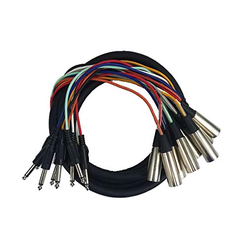 CU/SU603 10' XLR Male to 1/4" TS Male Audio Snake (8-Channel)