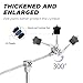 Starfavor Boom Cymbal Stand Double Braced Legs Adjustable Height 22