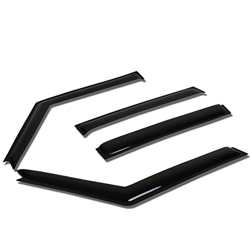 Replacement for Land Rover Discovery 2 L318 4pcs Tape-On Window Visor Deflector Rain Guard