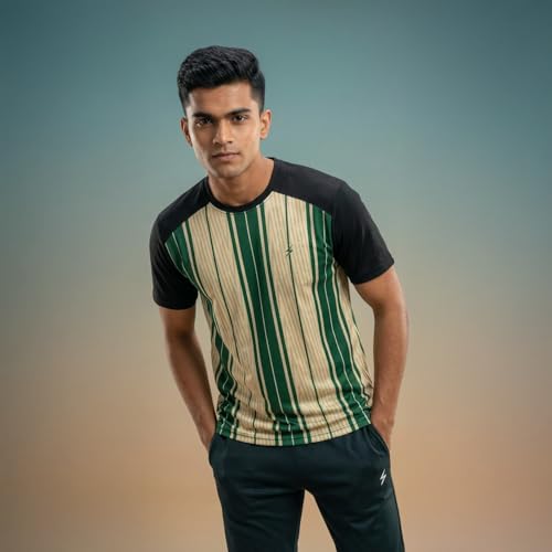 Image of YOURJERSEY Custom Sports Jersey for Men Personalised Cricket /Football /Badminton T-Shirt Customise Name, Dry-Fit Fabric Sizes 2Y-4XL Custom T-Shirt