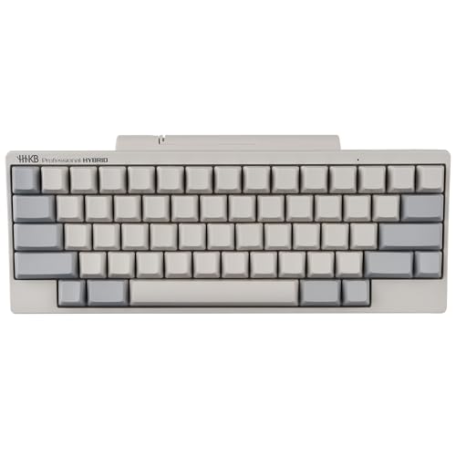 Image of HHKB - Happy Hacking Keyboard Professional Hybrid, White | Wireless, Bluetooth, Wired, USB, Mac, Windows, Blank | 2 Year Advance Exchange Warranty