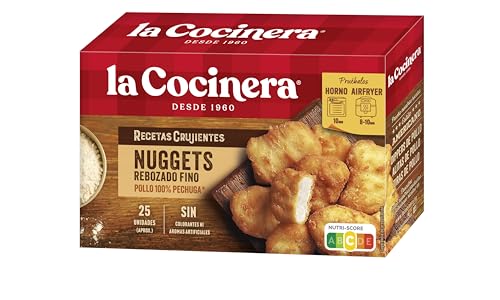 La Cocinera Nuggets de Pollo con Rebozado Fino, Crujientes, 400g