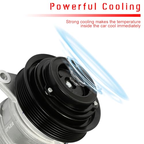 Image of CCIYU AC Compressor w /Clutch for Jeep Grand Cherokee 1999-2004