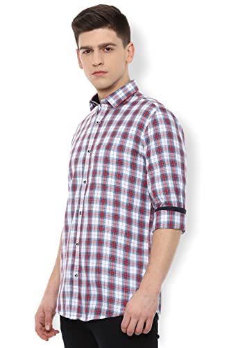 Image of Van Heusen Men's Checkered Regular Fit Shirt