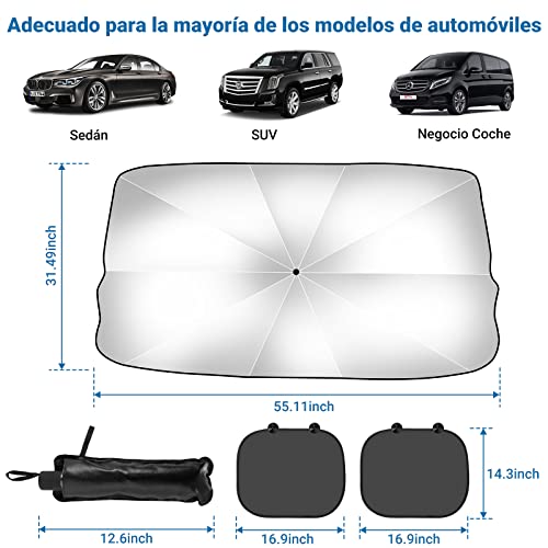 Accesorios para Autos, Automotive Parts and Accessories parasol auto Marca KaiPuYMX (2)