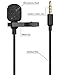 RockDaMic Professional Lavalier Microphone Best Clip-on System Lapel Mic Condenser for Recording, Youtube, DSLR, Interview and ASMR Microphone