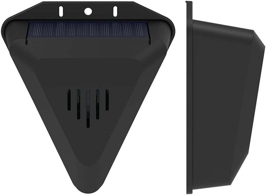 YTFSKFUI 3 Pcs Solar Bird Scarers, Solar Alarm Pigeon Scarer, Auto On