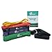 Odoland 5 Packs Pull Up Assist Bands, Pull Up Straps, Resistance Bands with Door Anchor and Handles, Stretch Mobility, Powerlifting and Extra Durable Exercise Bands with eGuide