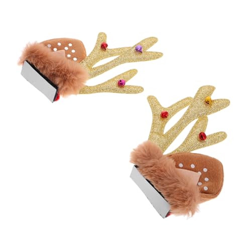 SWOOMEY 1paar Rentiergeweih Helm Dekoration Für Weihnachten Stabile...