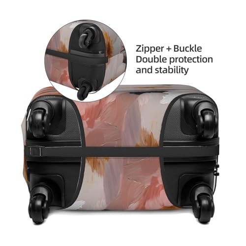 Lovely Flowers Elastic Travel Luggage Cover, Washable Spandex Suitcase Protector, Anti-Scratch Fits 18-32 Inch4