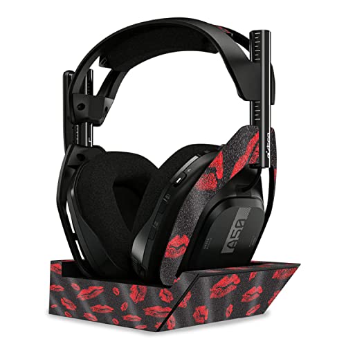 Image of MightySkins Glossy Glitter Skin Compatible with Astro A50 Wireless Headphones + Base Station (Gen 4) - Kiss Me | Protective, Durable High-Gloss Glitter Finish | Easy to Apply | Made in The USA