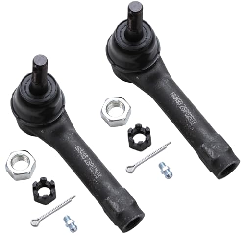 Image of Detroit Axle - 6pc RWD Front Control Arms Kit for 1999-2000 | Chevrolet Silverado 2500 GMC Sierra 2500, Upper Control Arm w /Ball Joints, Inner Outer Tie Rods Replacement