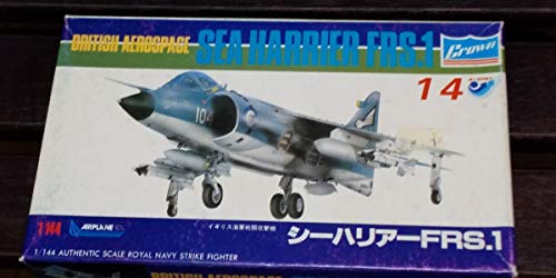 【絶版】1/144 クラウン ブリティッシュエアロスペース シーハリアーFRS.1 英海軍 【絶版】1/144 クラウン ブリティッシュエアロスペース シーハリアーFRS.1 英海軍