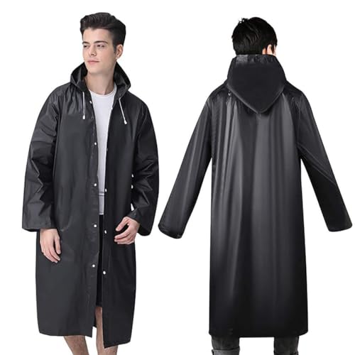 ToolHouse EVA Rain Poncho for Adults Portable Rain Ponchos Rain Poncho Collapsible Raincoat for Family Fishing/hiking/camping/Travel