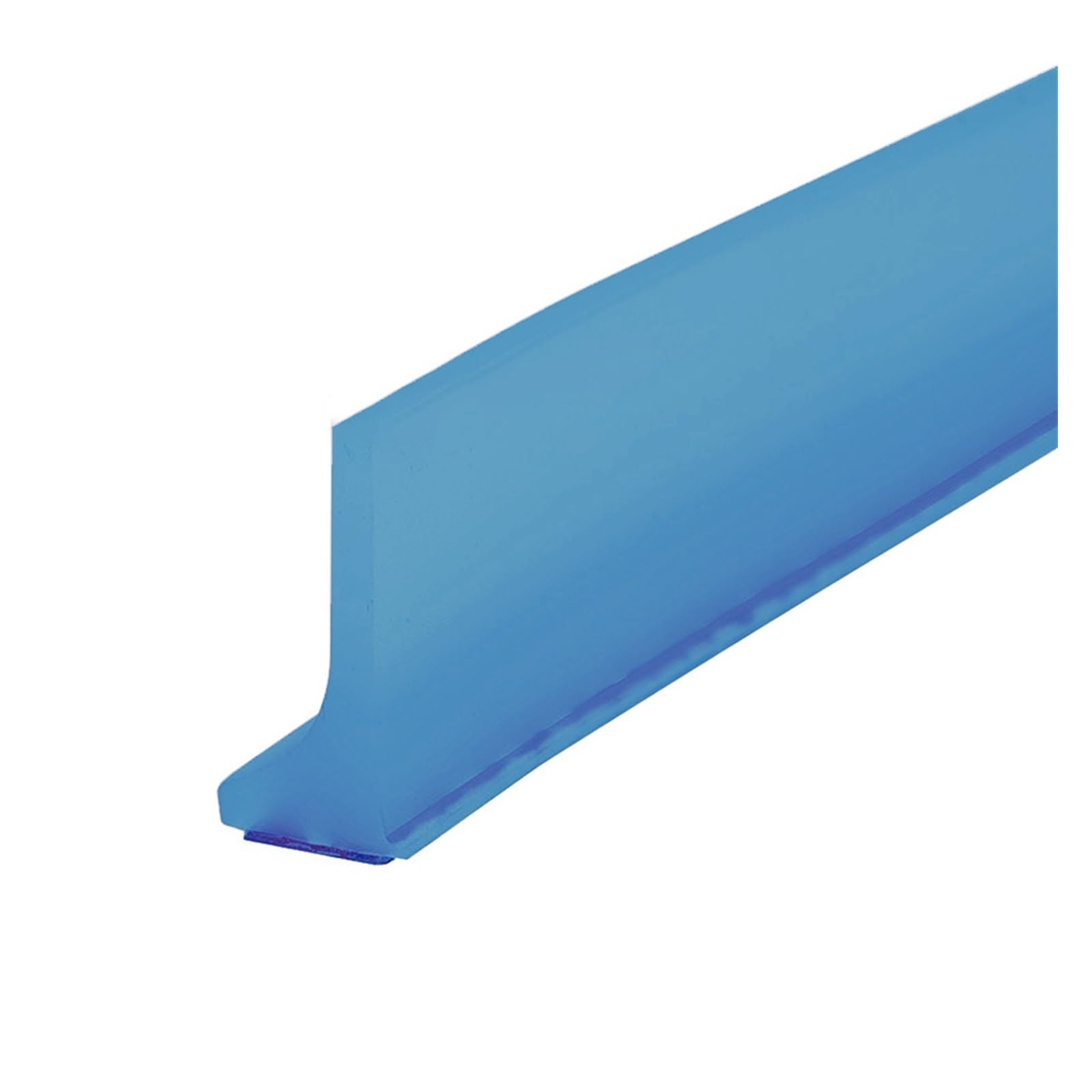 HUDFVIOI Wet Room Floor Barrier 1*water Barrier Bathroom Retention Water Strip Dry &Wet Separation Silicone Seal 50-300cm for Bathroom(Blue 50cm)