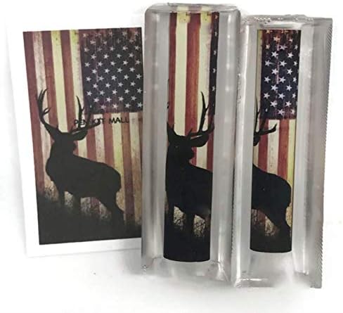 Pen Kit Mall ACRYLIC LABEL CAST PEN BLANK FOR BOLT ACTION (1) One Pen Blank per order (USA FLAG 2)