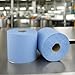Produktbild 2 Putztuchrollen blau | 2-lagig | 22 x 35 cm | je 500 Blatt | 175 m | perforiert | Zellstoff-Mix | 30817-1