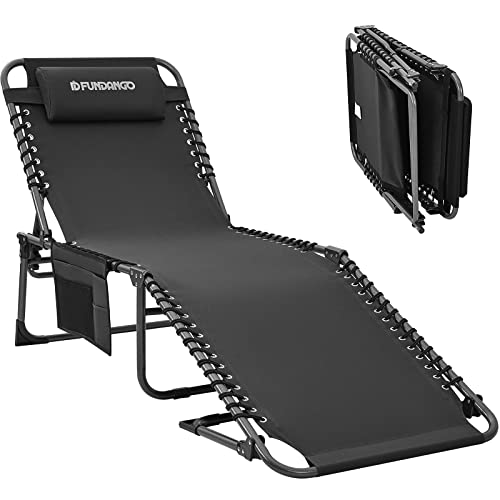 Fundango Lounge Chair, L74.8 X W23.2 X H13.3 Inch, Black_74.8" L X 23.2" W #TOP29