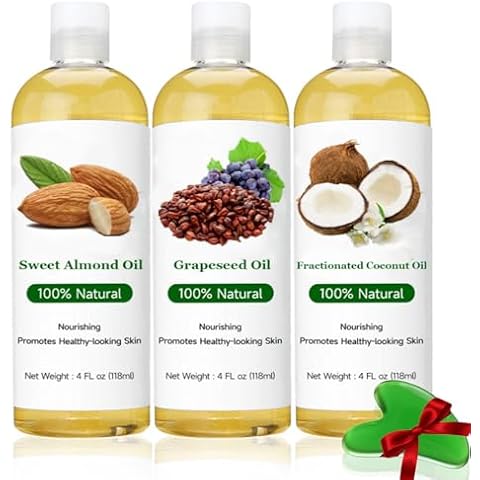 Veroa Body Oil Set with Almond, Grapeseed, Coconut Cover