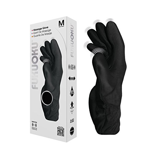 Fukuoku Five Finger Massage Glove, Right - Massaging Sore Muscles, Back, Neck, Shoulders, Legs