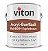 Produktbild Viton Buntlack 0,7 kg Braun - Seidenmatt - Wetterfest für Außen und Innen - 2in1 Grundierung & Lack - HAE 30 - Nachhaltige Farbe auf Wasserbasis für Holz, Metall & Stein - RAL 8004 Kupferbraun
