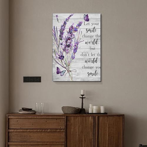 Toile murale citation inspirante pour retrouver la sérénité - 5