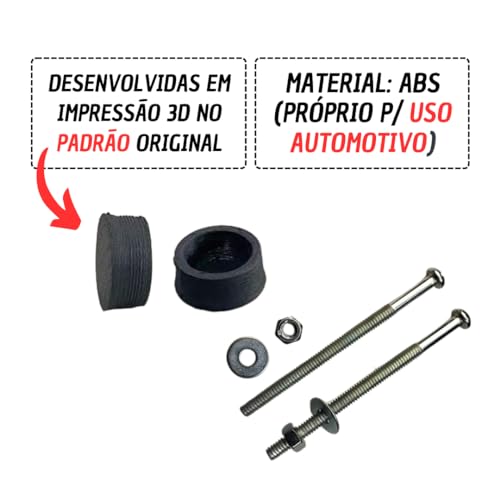 Kit Parafuso Tampa Batente Para-choque Gol Parati Saveiro Voyage