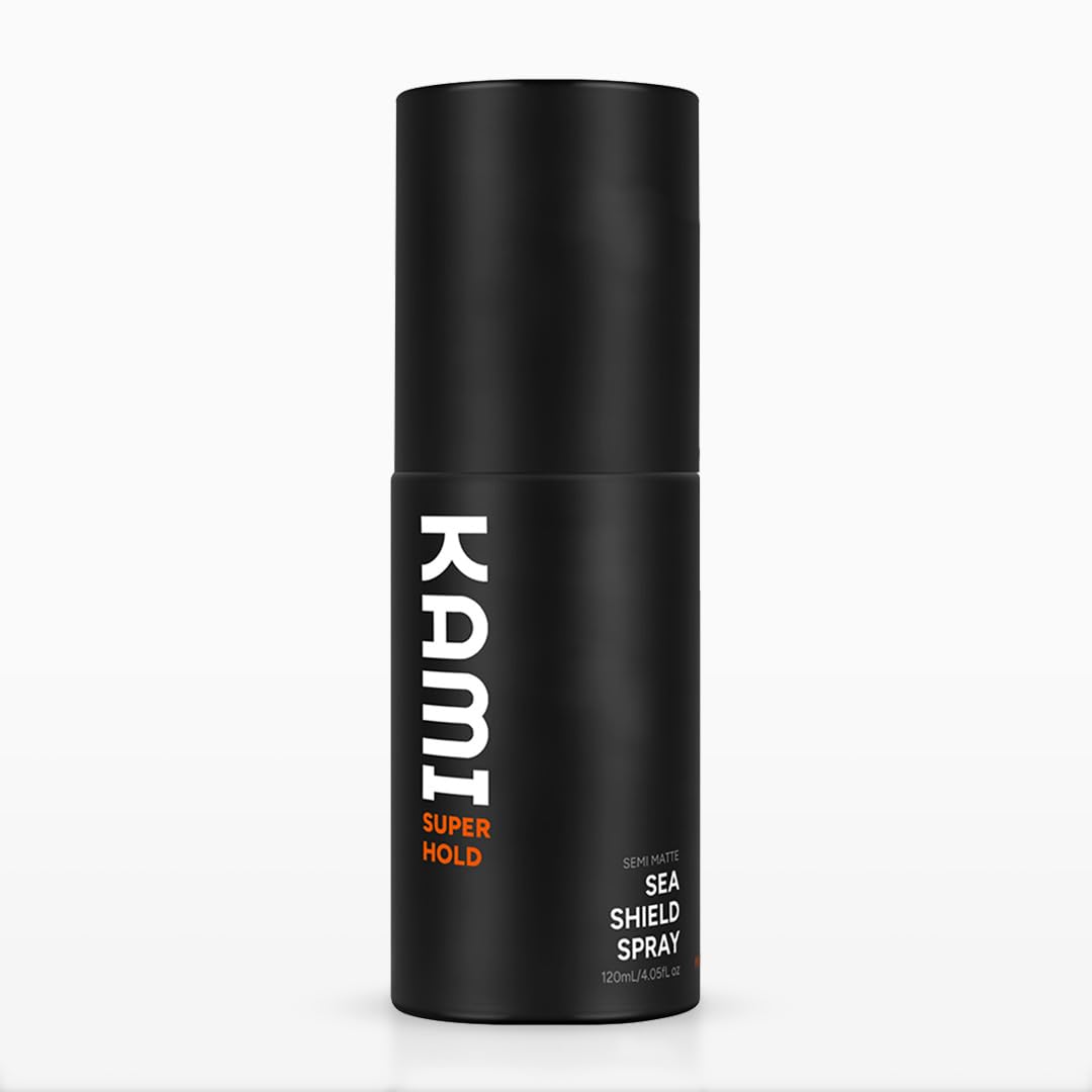 Kami Sea Shield Salt Hair Spray – Strong Hold Texturizing Spray for Thick Hair, Natural Semi-Matte Waves & Volume | Premium Solution for Ultimate Control & Extra Hold