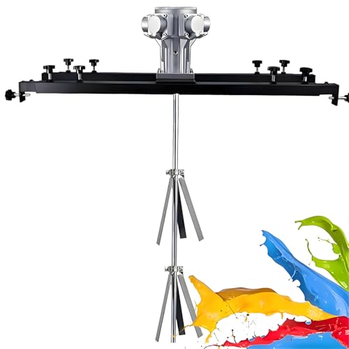 Pneumatic Agitator-Pneumatic Agitator Stirring Industrial Shaker Clamp Barrel Mixer Air Agitator Paint Mix Tool, with Adjustable Folding Propeller,（Size_Name,3cylinders）