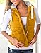 Yeokou Women's Slim Sleeveless Quilted Removable Hooded Winter Puffer Vest Coat (Large, Yellow001)