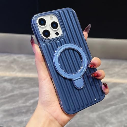 Coque iPhone 13 Pro Max anti-chute avec anneau de maintien Bleu Marine