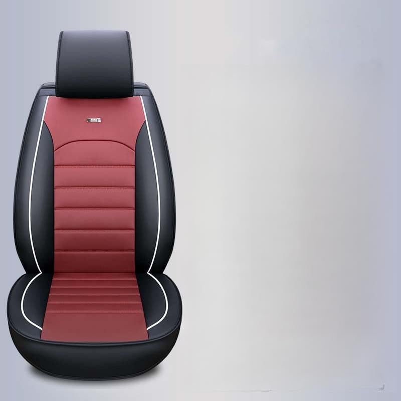 Couvre-siège en cuir PU antidérapant, élégance rouge pour VW CC et Touareg